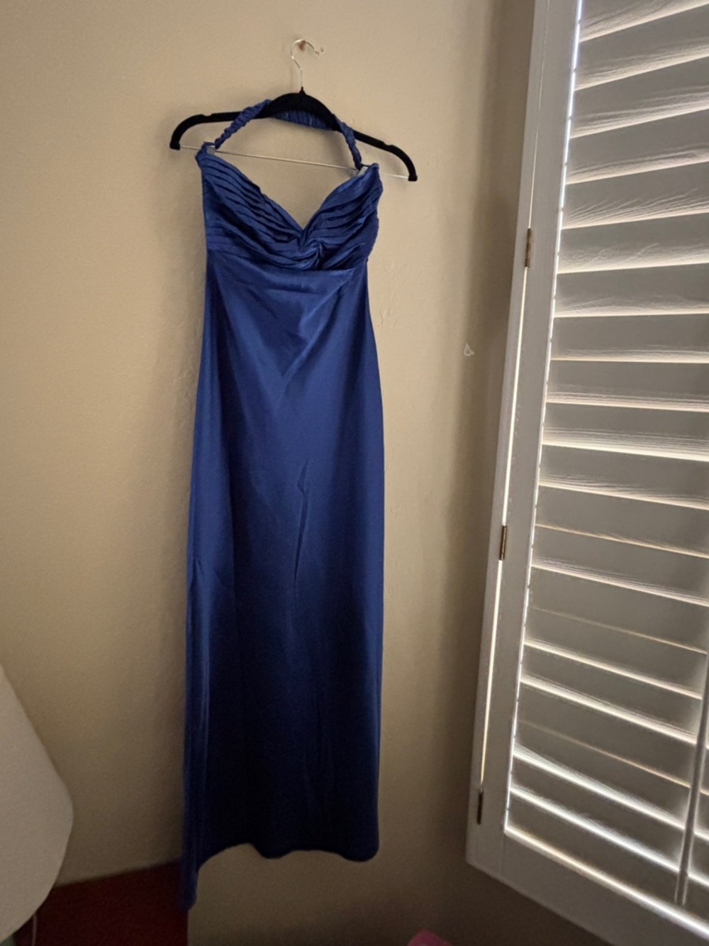 Royal Blue Slinky Strapless Form-fitting Dress ~ New Women’s Size 10 - Picture 3 of 15